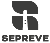 Logo footer de SEPREVE Consultora de Seguridad y Prevención Estratégicas
